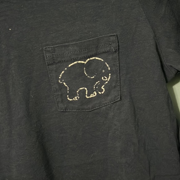 Ivory Ella Navy Blue Fitted Pocket T Shirt Size S - Picture 2 of 5